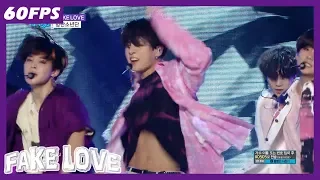 60FPS 1080P | BTS - Fake Love, 방탄소년단 - Fake Love Show Music Core 20180602