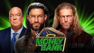 WWE Money in the Bank 2021 - Roman Reigns vs Edge Full Match - Universal Championship Match HD