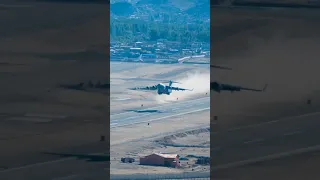 Mighty C-17 Globemaster Air Force Taking Off ♥️♥️🇮🇳🇮🇳 #shorts