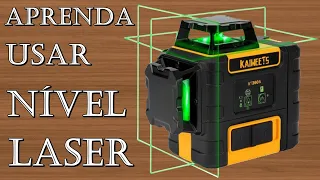 GREEN LASER LEVEL KAIWEETS KT 360 A WITH SQUARE AND ONIVALDO PLUMBUT PERFORMED THE TEST ON THIS TOOL