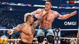 WWE 2K24 - Solo Sikoa vs. John Cena -  Match at SummerSlam