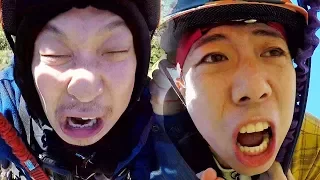 Yang Sechan·Haha, Scaredy-cats getting on the "Navis Swing", stops breathing 《Running Man》 EP511