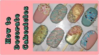 How to decorate Cakesicles | Cakesicles Tutorial | By Mao Cooking Kitchen