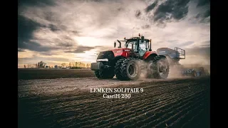 Case IH with LEMKEN SOLITAIR 9 Drill