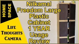 1 YEAR Usage Review of Nilkamal Freedom Large Plastic Cabinet - Ep 360 | Life Thoughts Camera