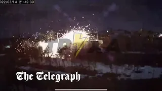 Huge explosions as Russian artillery strikes civilian buildings in Kharkiv