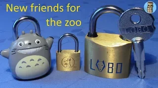 (picking 532) New animal padlocks for my zoo - thanks a lot to 'vde' for fun and unique locks