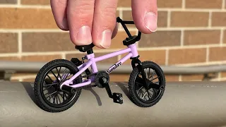 Fingerboarder Attempts To Finger BMX