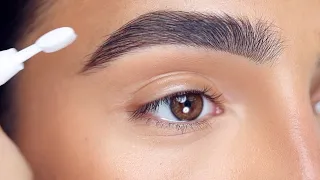 HOW TO: FLUFFY BROWS + EVERYDAY MAKEUP | Hindash