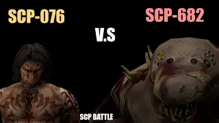 SCP-076 VS SCP-682 [SFM]