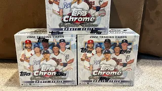 And…I Still Haven’t Learned My Lesson🤦‍♂️ - 3 Boxes of 2022 Topps Update Chrome Sapphire!!!