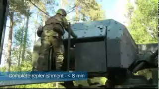 Swedish Army Archer Artillery System Firing Demo