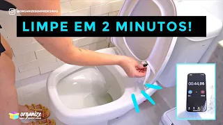 COMO LIMPAR O VASO SANITÁRIO EM MENOS DE 2 MINUTOS | OSF®️ Rafa Oliveira