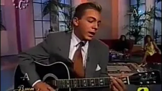 CRISTIAN CASTRO canta "Miénteme" [Víctor Yturbe] durante programa italiano (1991)