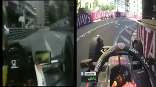 F1 Monaco Pole lap: Senna (1990) vs Verstappen (2023)