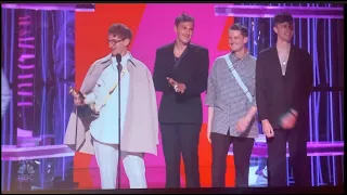 Glass Animals winning Best Rock Artist AND Pepsi Mic Drop at the BBMAs