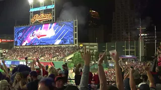 Fans erupt as Indians walk-off to win 22nd in a row