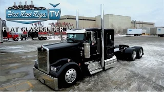 FLAT GLASS KENWORTH W900 FULLY LOADED WITH C-15 POWER - BUILT BY THE BEST - HOT ROD RIGS TV