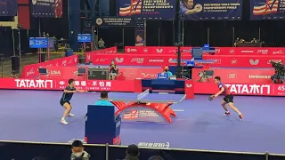 Lin Gaoyuan vs Wong Chun Ting - WTTC 2021 Houston - Men's Singles Ro16 (game 1 only)