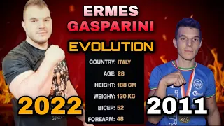 ERMES GASPARINI - Evolution Arm wrestling Highlights