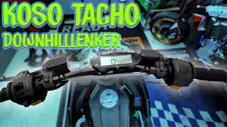 Downhilllenker für die Peugeot JetForce | Koso Tacho Anklemmen