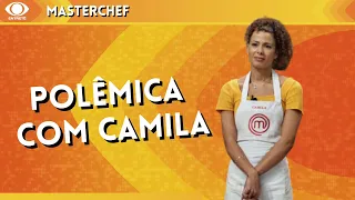 Participantes comemoram eliminação de Camila no MasterChef