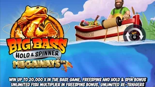 💥 NEW Big Bass Hold & Spinner MEGAWAYS (with BONUS) 💥 #bigbassbonanza #slots