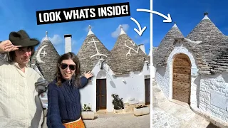 What's Inside These Beautiful TINY Italian Homes? | VAN LIFE Italy -  Alberobello