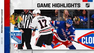Blackhawks @ Rangers 12/4/21 | NHL Highlights