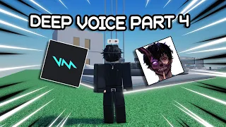 Roblox but I troll with a DEEP VOICE 🎤 PART 4 | SPECIAL Q&A! | Roblox Voice Chat!