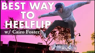 How To Heelflip Like A PRO w/ Cairo Foster! | Santa Cruz Skateboards