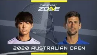 Novak Djokovic vs Yoshihito Nishioka Highlights And  Interview Australian Open 2020