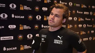Magnus Carlsen: "I thought if I'd lose, that's gonna be another humiliation in the World Cup"