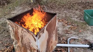 Burn Leaves Without The Smoke Super Fast And Make Wood Gas!