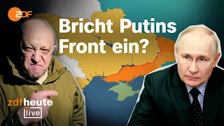 Wagner-Chef Prigoschin kündigt Abzug aus Bachmut an | ZDFheute live mit Ex-NATO-General