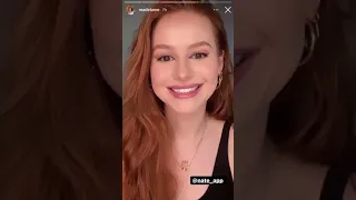 Madelaine Petsch Instagram stories at March 2021