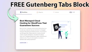 Building modern tabs (with image/icon) using Gutenberg Blocks