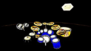 Drum Machine on T8 drum kit - Animusic! - Yamaha drums