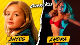 ANTES y DESPUÉS de los ACTORES de COBRA KAI 👊🐍🥋 #CobraKai #Netflix