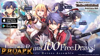 Trails of Cold Steel:NW Gameplay Android / iOS (Official Launch) + Gift Codes 🎁🎁🎁