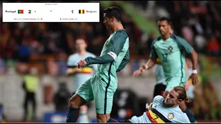 Portugal 2 - 1 Belgium | Friendly Match | Match Highlights | 29 March 2016