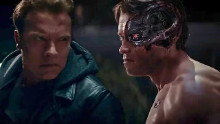 Terminator Genisys | Old vs Young Arnold Fight | Arnold Schwarzenegger : I've Been Waiting For You