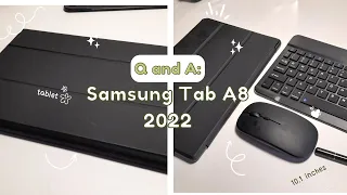 🌱 Answering Your Questions About Samsung Tab A8 10.1 2022 [3 months later] + Accessories 🍃