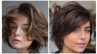 Top most trending short haircut hairstyles and dye color ideas/latest bob pixie haircut 2024
