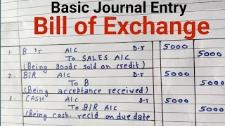 # 2  Bill of Exchange | Journal - Basics | Class 11 |  Part - 2