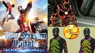 Marvels Avengers Dev Stream Recap Tachyon Anomaly Event Animated Calling Cards And MCU Skins