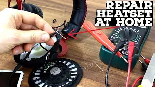 HyperX Cloud headphones broken cable repair at home [DIY]