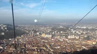 Cable Car Back Down to Brasov from Mount Tampa   Transylvania   Romania   November 2014