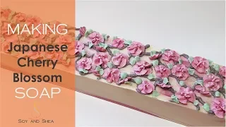 Japanese Cherry Blossom Cold Process Soap - Remake of an early soap