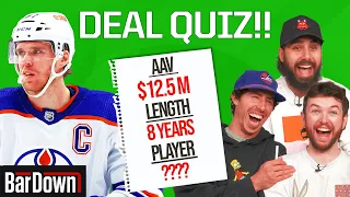 CAN YOU GUESS NHLERS BY THEIR CONTRACT?